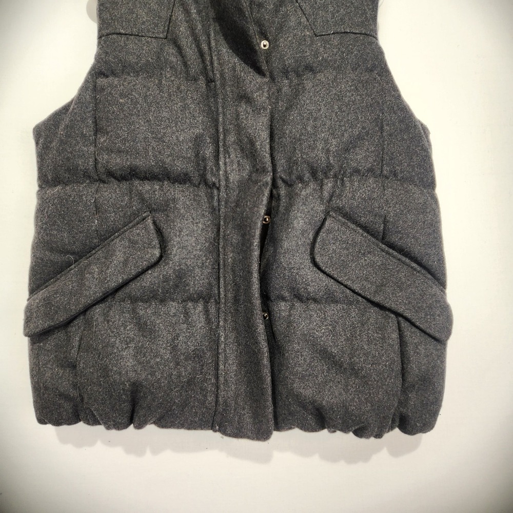 Gap Men's Casual Full Zip Puffer Vest‎ Gray Size L